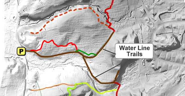East of Keeney Parcel 3 Trail Map (Nike Site)