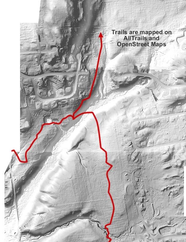 East of Keeney Parcel 3 Trail Map (Nike Site)