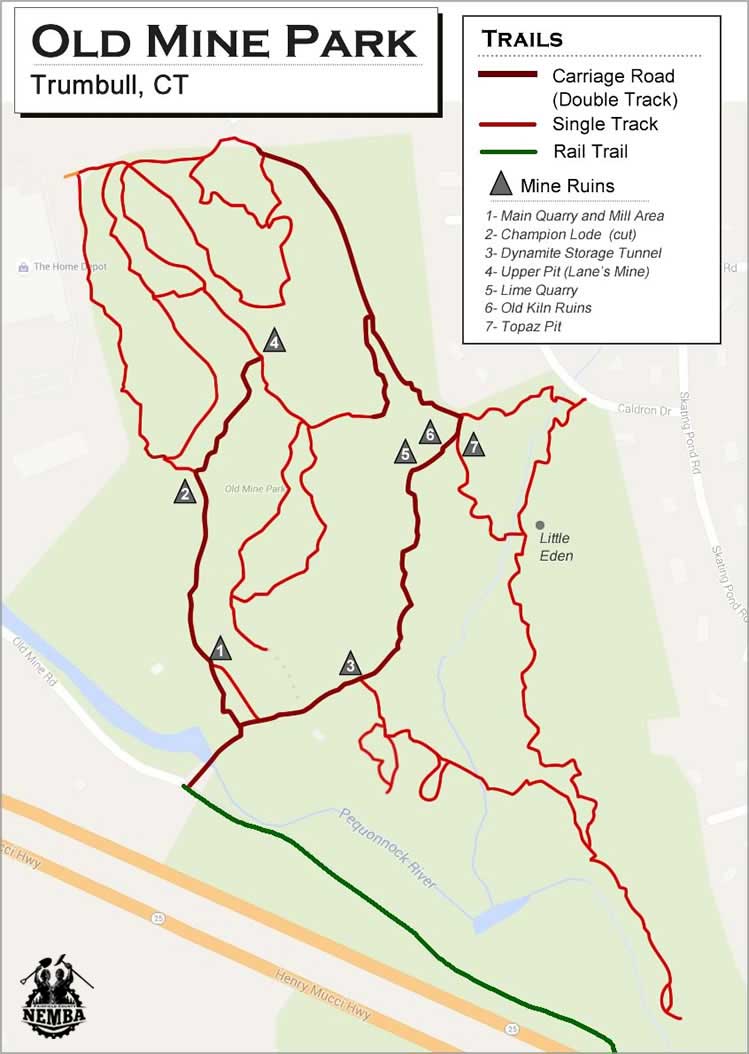 Old Mine Trail Map