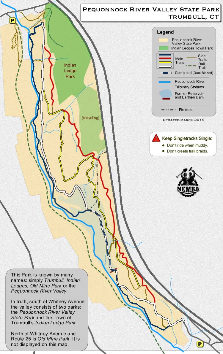 Pequonnock Valley Trail Map