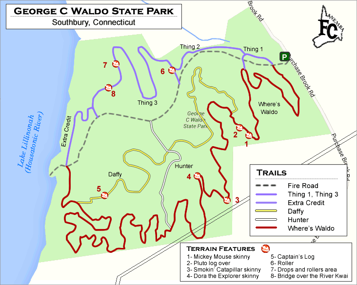 Waldo Trail Map