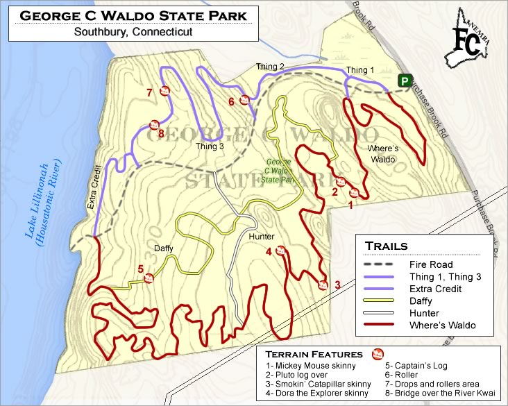  Waldo Trail Map (Topo)