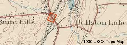 Ballston Lake Road Historical Map