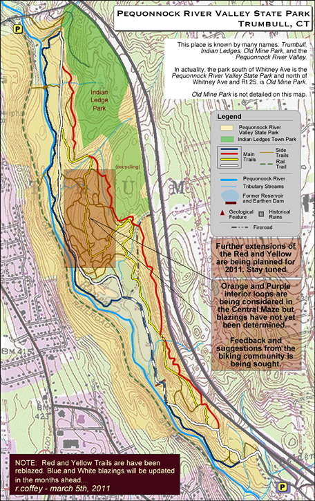 Reblazing the Trumbull Trail Network